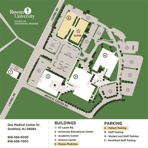 rowan college of south jersey campus map